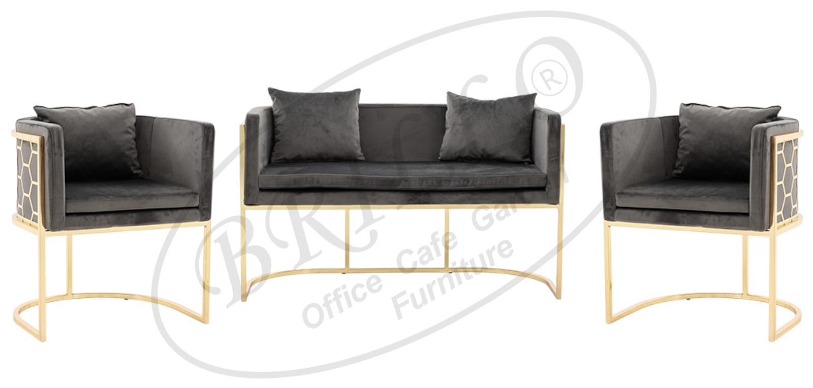 Lazer İkili Oturma Grubu Kaplamalı