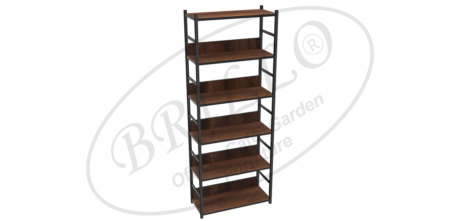 Toli 6'lı Bazalı Raf 70 cm