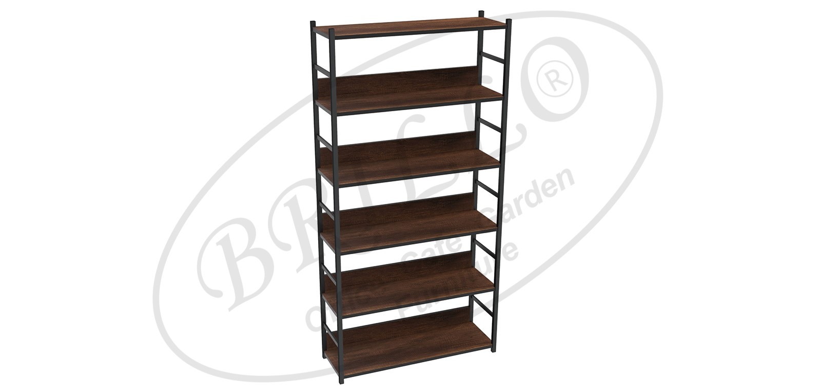 Toli 6'lı Bazalı Raf 90 cm